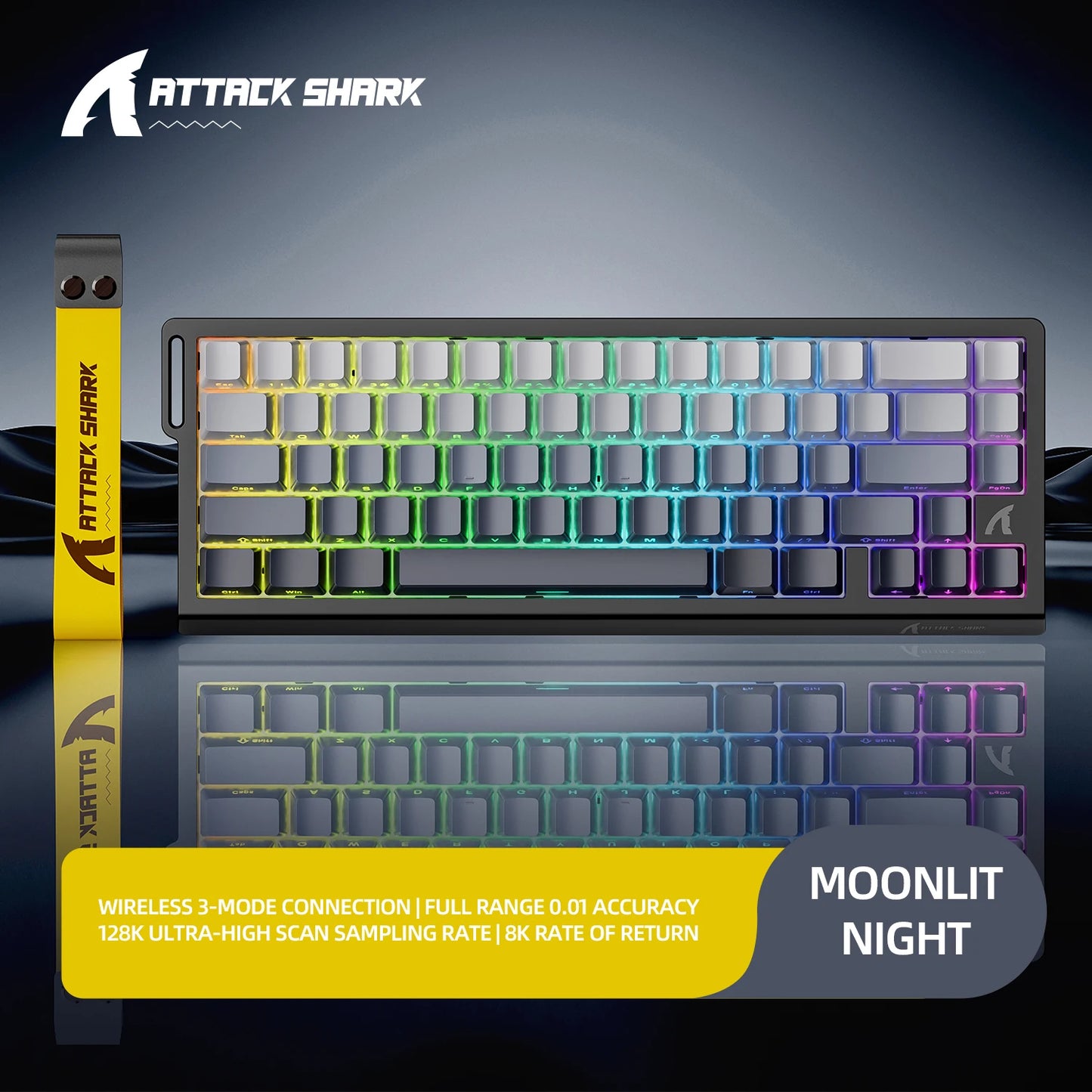 X68Pro He Magnetic Mechanical Keyboard for Pro Gaming 0.01mm Rapid Trigg 8000Hz SOCD/Rs 0.125ms 128K Rate