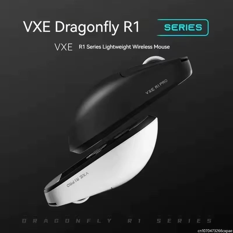 VXE Dragonfly R1 Mouse of the Game E-Sports Long Battery Life Paw3395 Lightweight Ergonomic Three-Mode Bluetooth Mouse