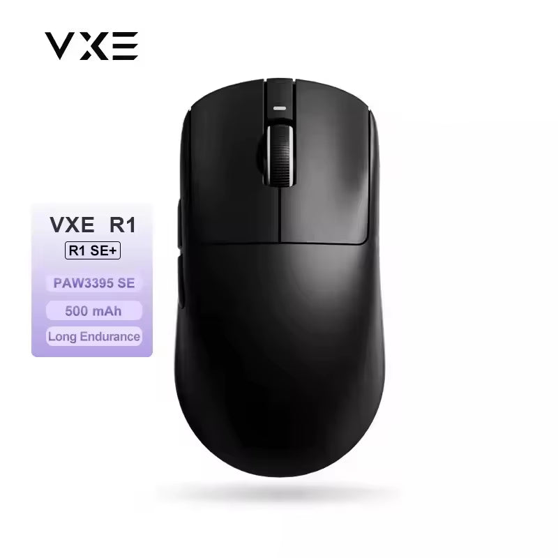 VXE Dragonfly R1 Mouse of the Game E-Sports Long Battery Life Paw3395 Lightweight Ergonomic Three-Mode Bluetooth Mouse
