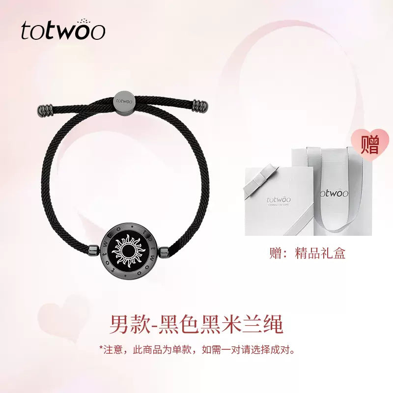 Smart Touch Couples Bracelet — Flash & Vibration Alert