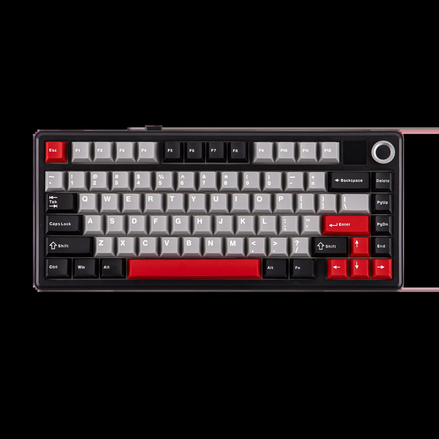 EPOMAKER X AULA F75 MAX Compact 75% ANSI Layout Wired/Bluetooth/2.4Ghz Wireless Mechanical Keyboard with TFT Screen and a Knob