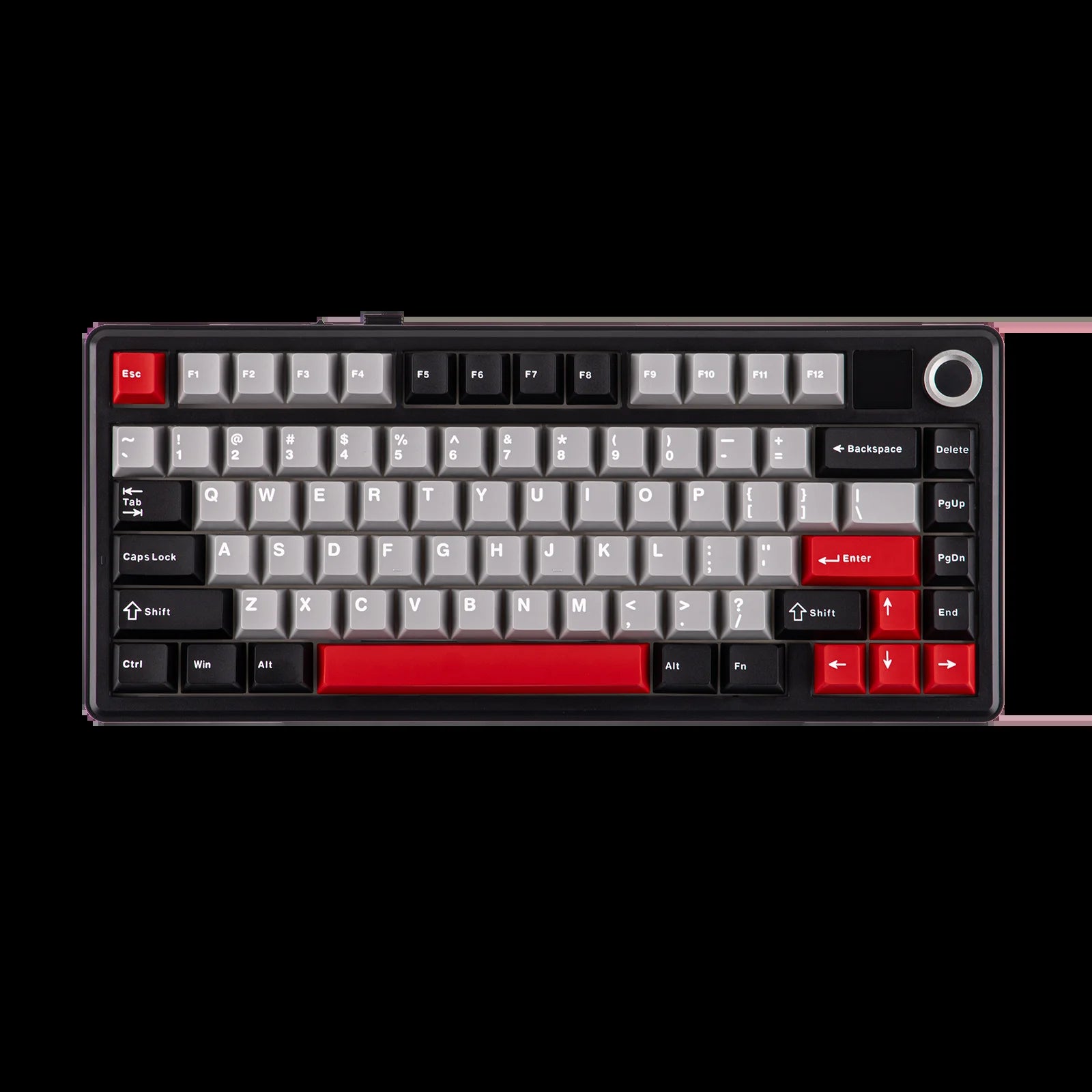 EPOMAKER X AULA F75 MAX Compact 75% ANSI Layout Wired/Bluetooth/2.4Ghz Wireless Mechanical Keyboard with TFT Screen and a Knob