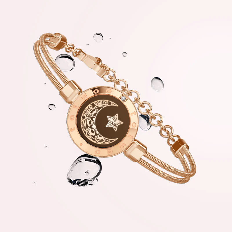 Smart Touch Couples Bracelet — Flash & Vibration Alert