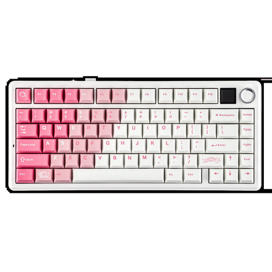 EPOMAKER X AULA F75 MAX Compact 75% ANSI Layout Wired/Bluetooth/2.4Ghz Wireless Mechanical Keyboard with TFT Screen and a Knob