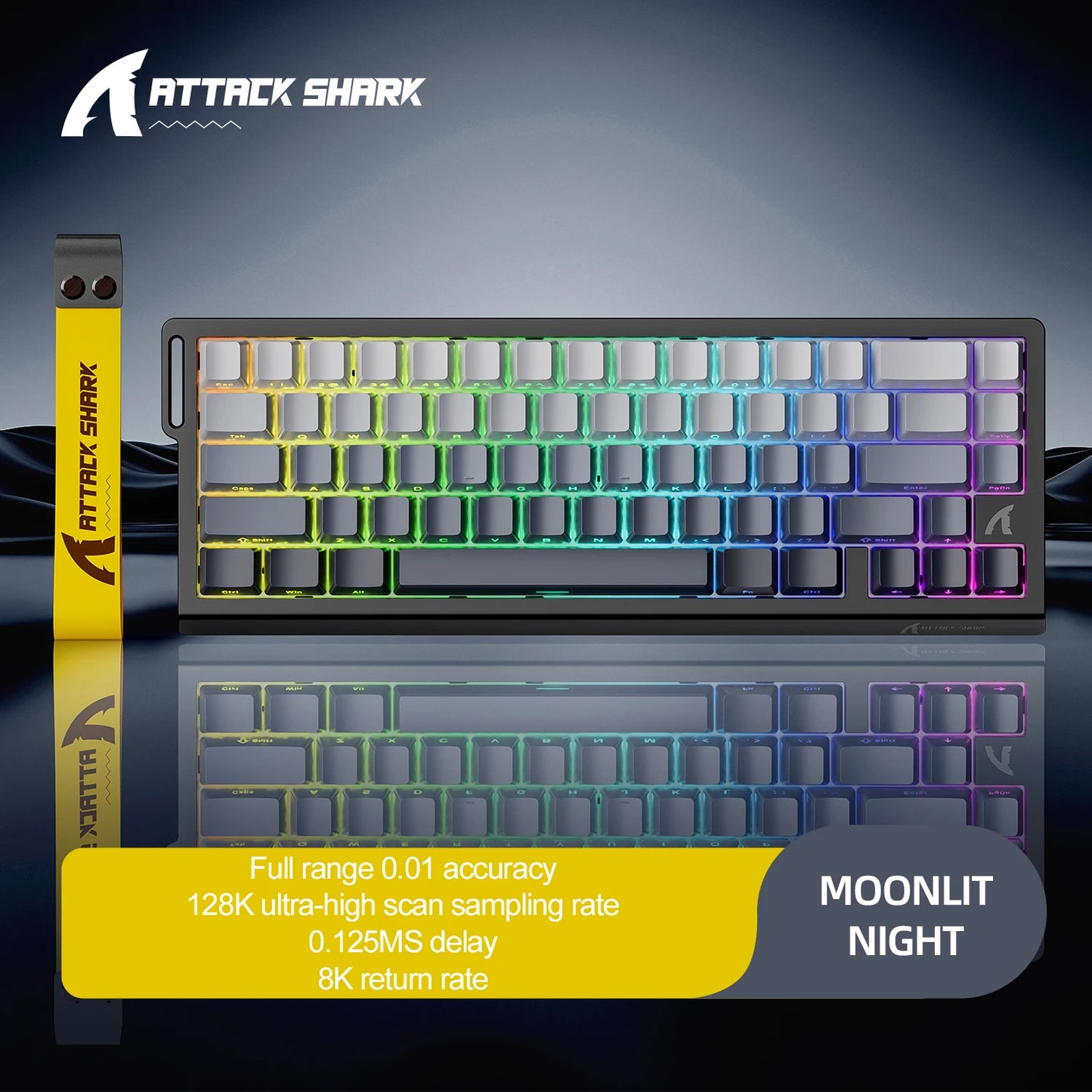 X68Pro He Magnetic Mechanical Keyboard for Pro Gaming 0.01mm Rapid Trigg 8000Hz SOCD/Rs 0.125ms 128K Rate