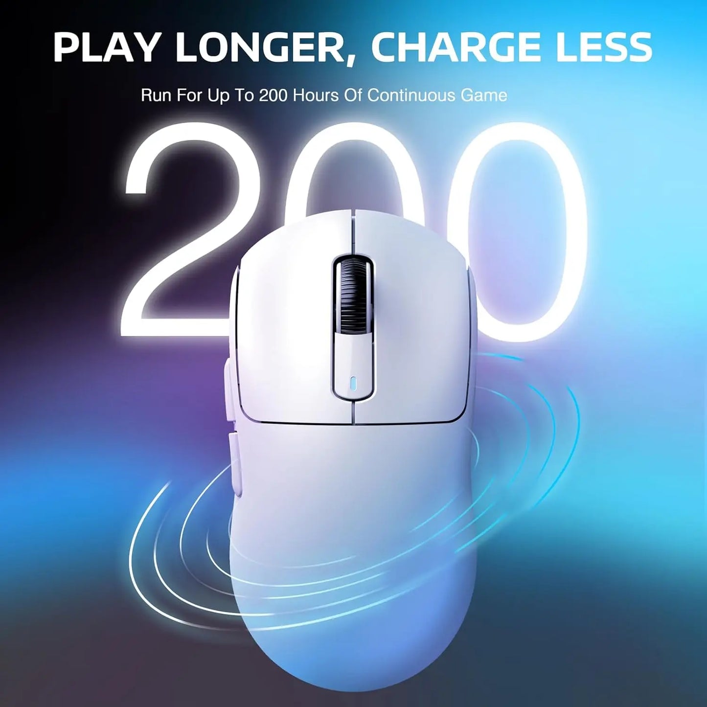 X3 Wireless Gaming Mouse – 49g Ergonomic, PAW3395 26K DPI, Triple Mode, Programmable