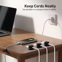 Gaming Desk Cable Management Clip Set