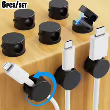 Gaming Desk Cable Management Clip Set