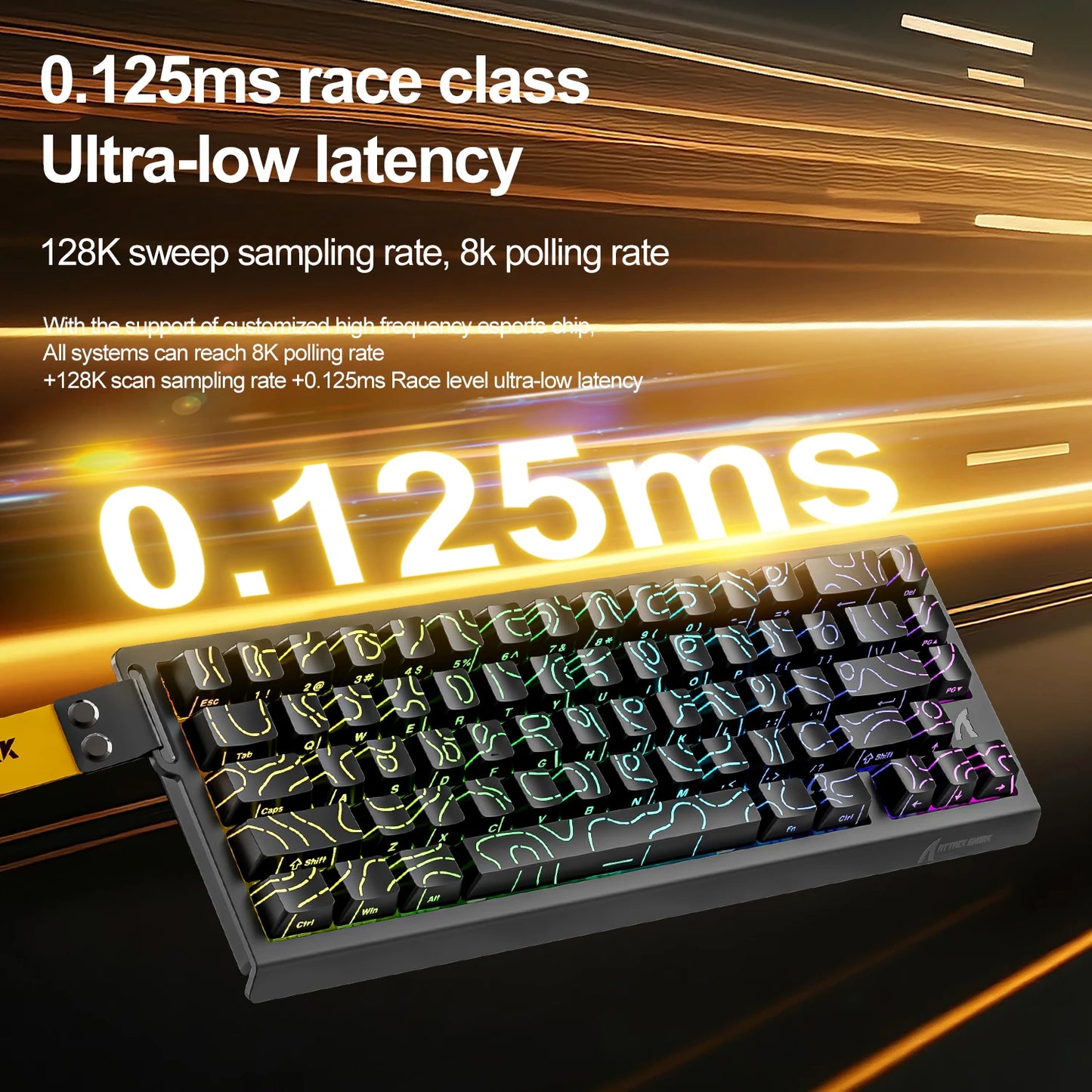 X68HE Magnetic Gaming Keyboard – Rapid Trigger, 8000Hz, SOCD, 128K Rate