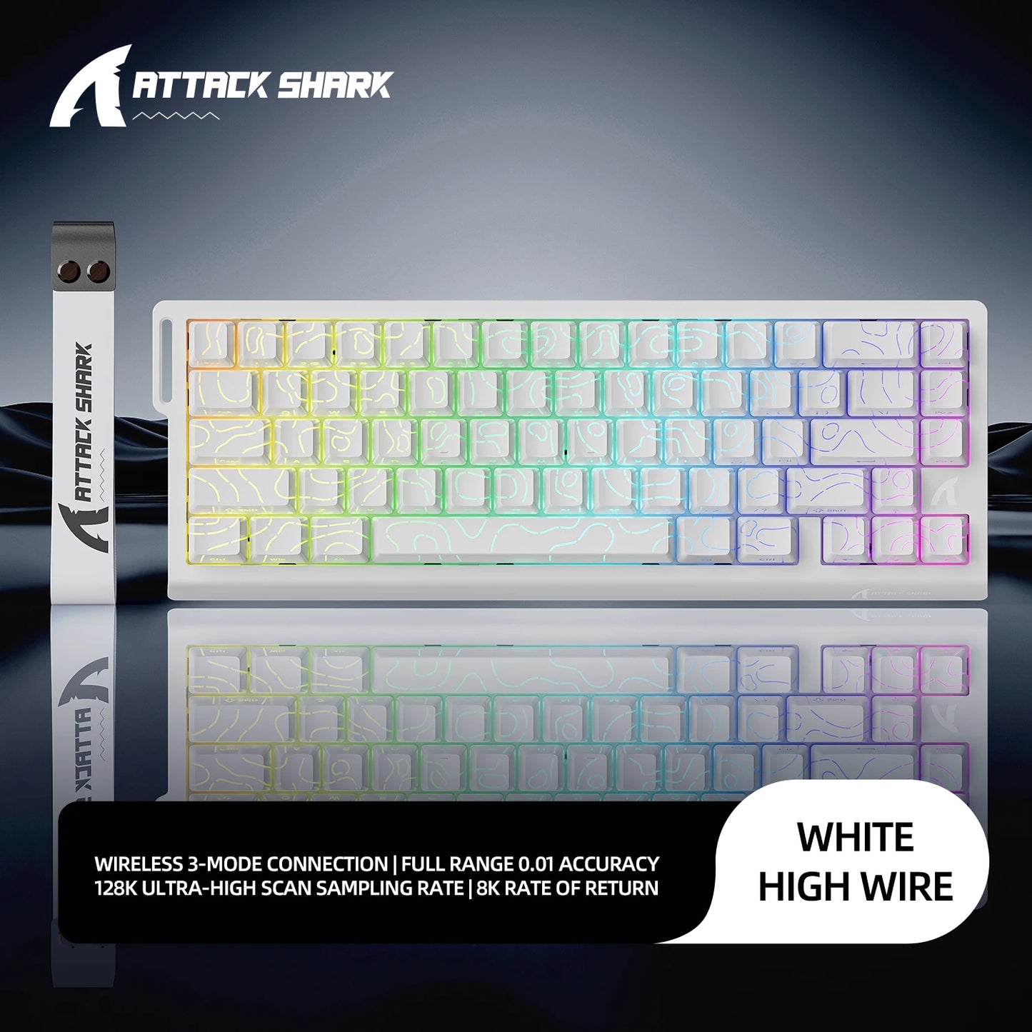 X68Pro He Magnetic Mechanical Keyboard for Pro Gaming 0.01mm Rapid Trigg 8000Hz SOCD/Rs 0.125ms 128K Rate
