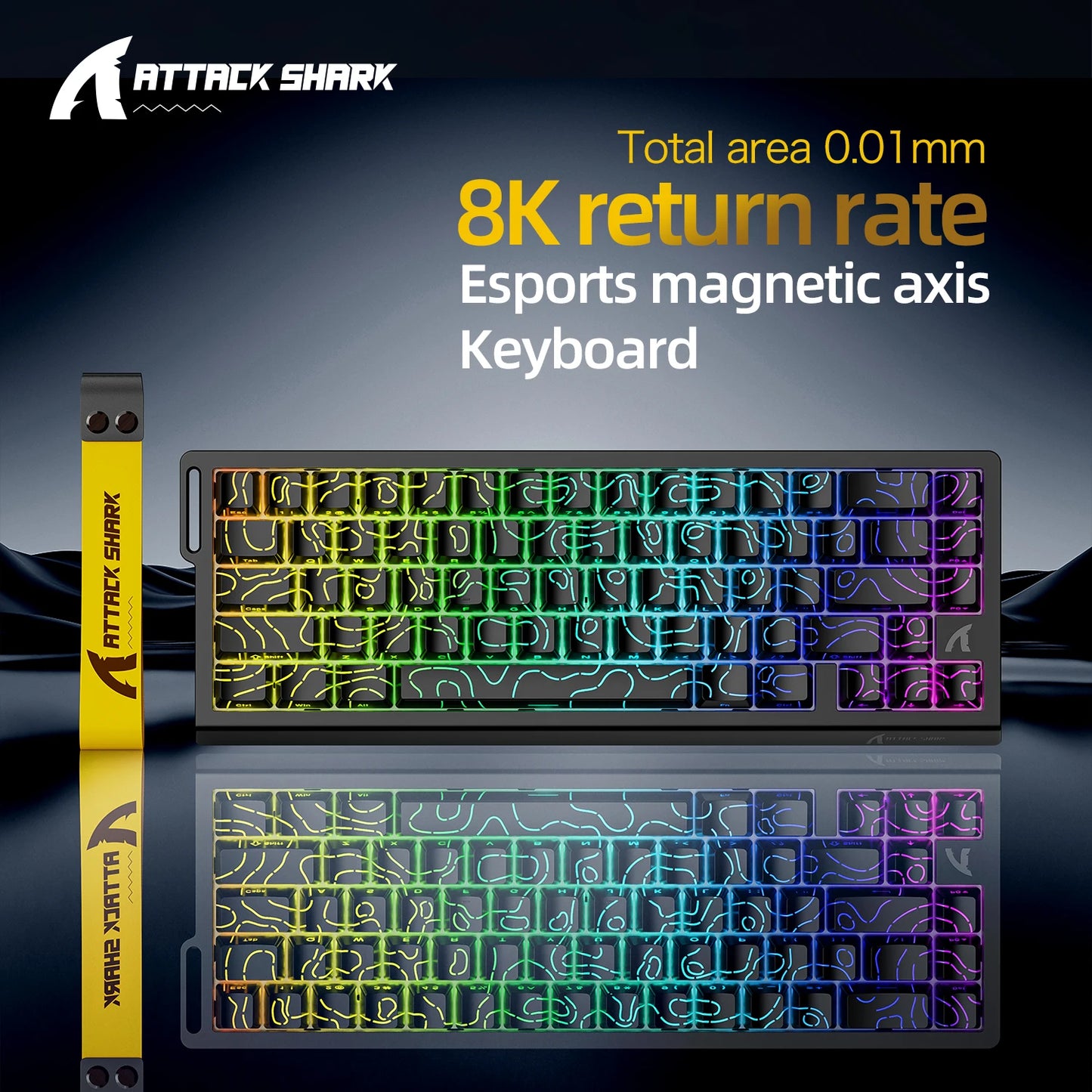 X68HE Magnetic Gaming Keyboard – Rapid Trigger, 8000Hz, SOCD, 128K Rate