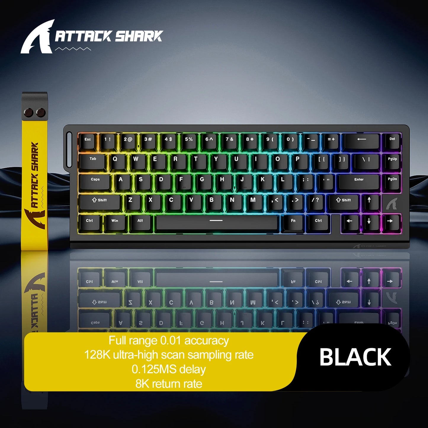 X68Pro He Magnetic Mechanical Keyboard for Pro Gaming 0.01mm Rapid Trigg 8000Hz SOCD/Rs 0.125ms 128K Rate