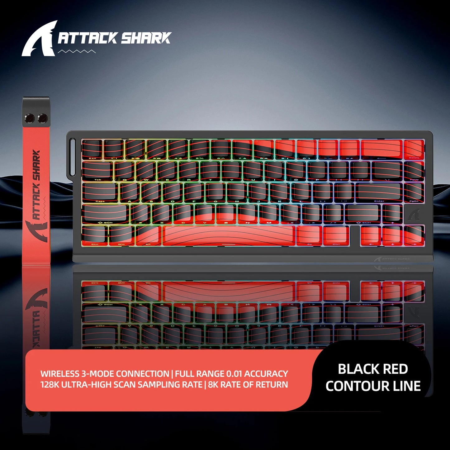 X68Pro He Magnetic Mechanical Keyboard for Pro Gaming 0.01mm Rapid Trigg 8000Hz SOCD/Rs 0.125ms 128K Rate