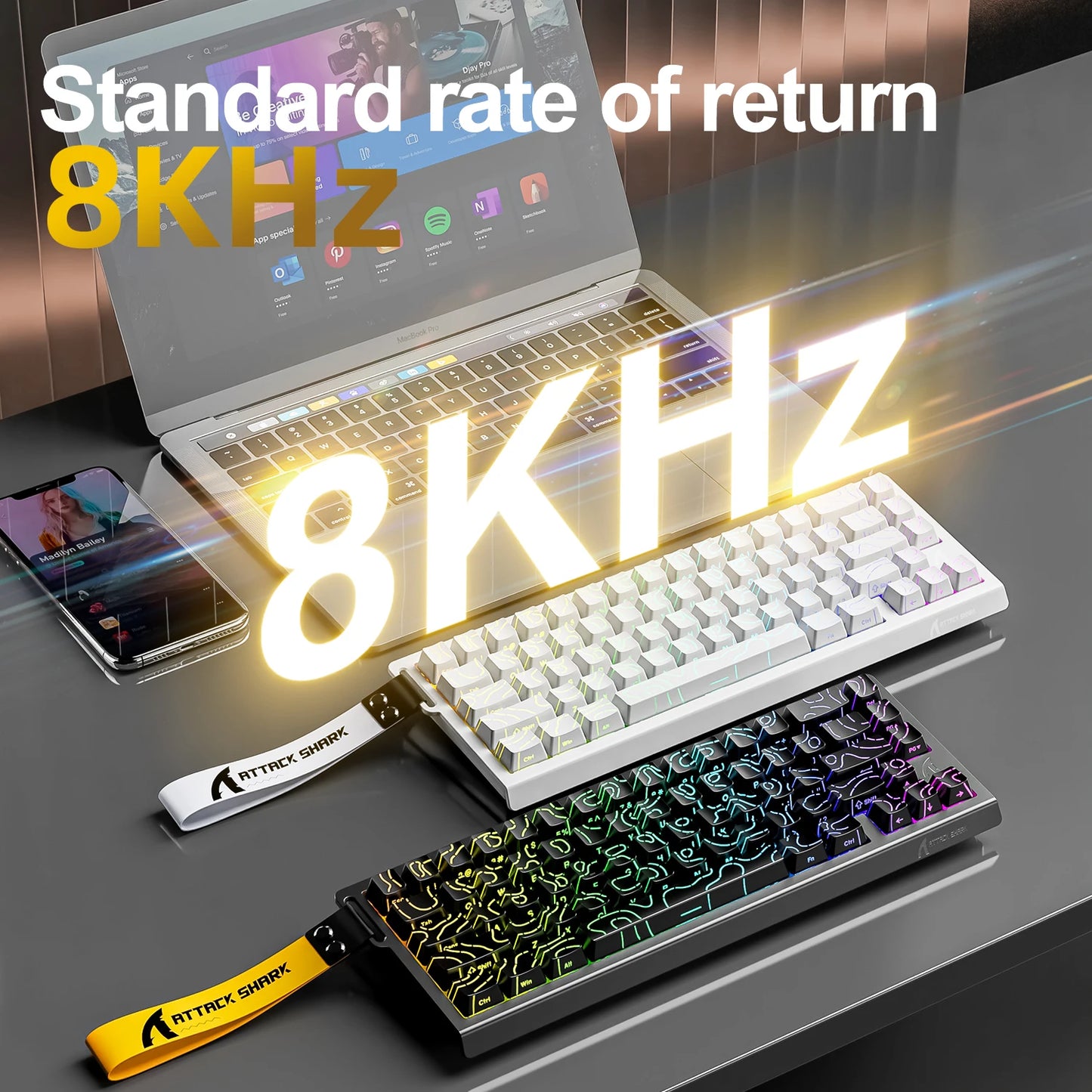 X68HE Magnetic Gaming Keyboard – Rapid Trigger, 8000Hz, SOCD, 128K Rate