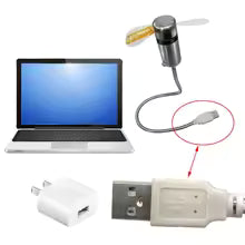 Mini USB Desk Fan for Gaming Setup