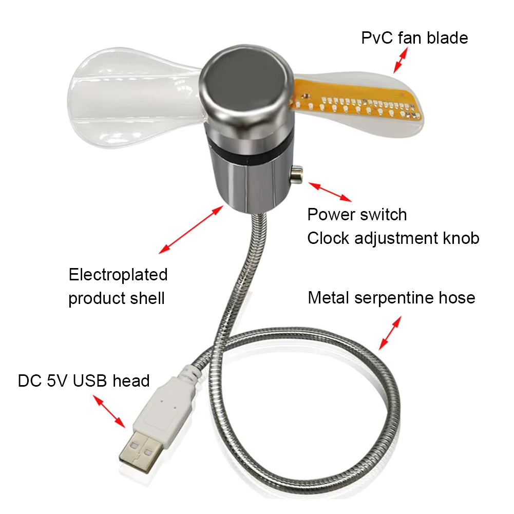 Mini USB Desk Fan for Gaming Setup