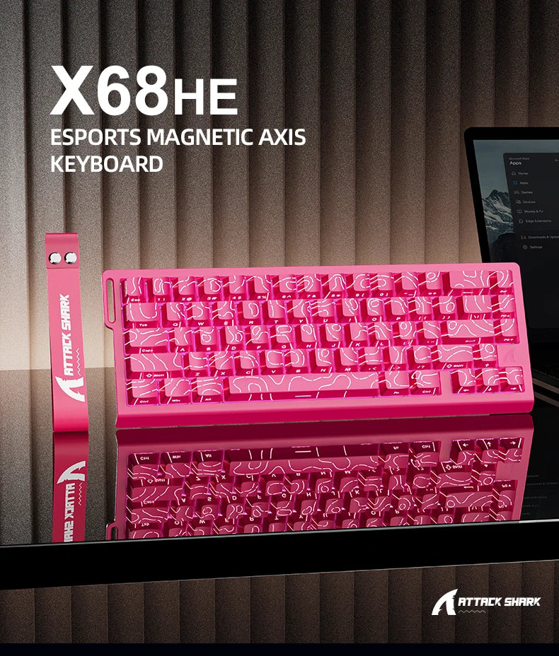 X68HE Magnetic Gaming Keyboard – Rapid Trigger, 8000Hz, SOCD, 128K Rate