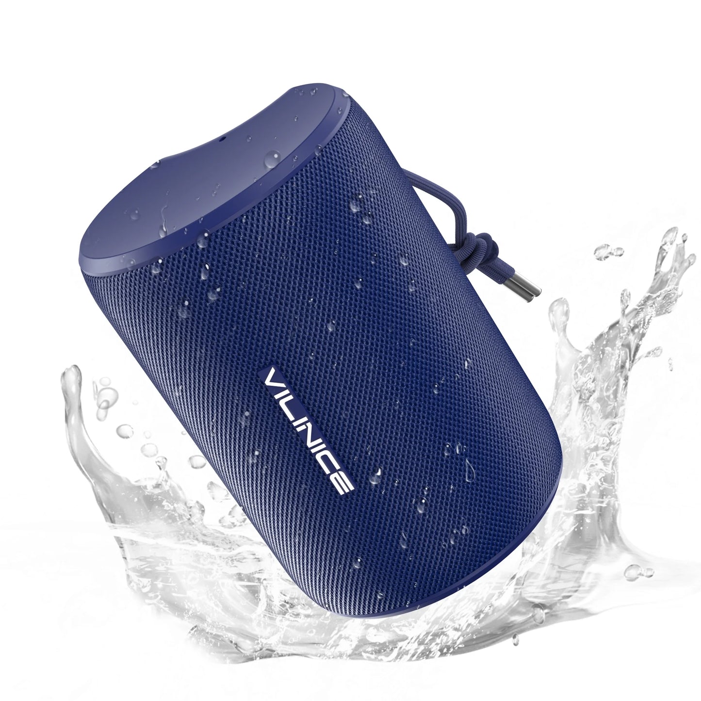 Portable Bluetooth Speaker, IPX7 Waterproof Wireless Speaker, Bluetooth 5.0, TWS Mini Speaker for Home/Party/Outdoor/Travel/Gifts, Black
