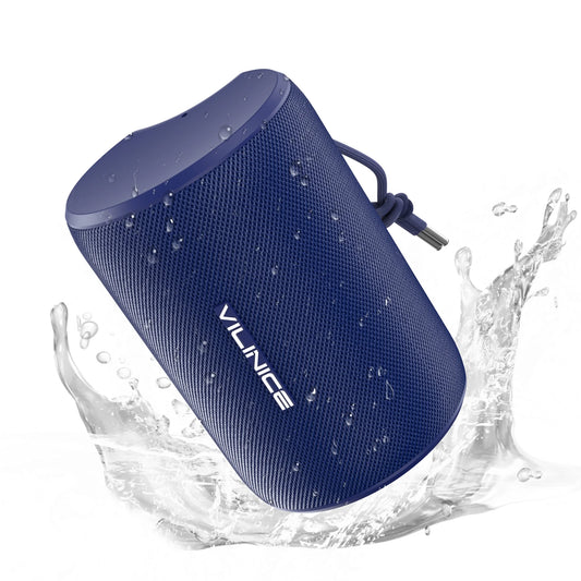 Portable Bluetooth Speaker, IPX7 Waterproof Wireless Speaker, Bluetooth 5.0, TWS Mini Speaker for Home/Party/Outdoor/Travel/Gifts, Black