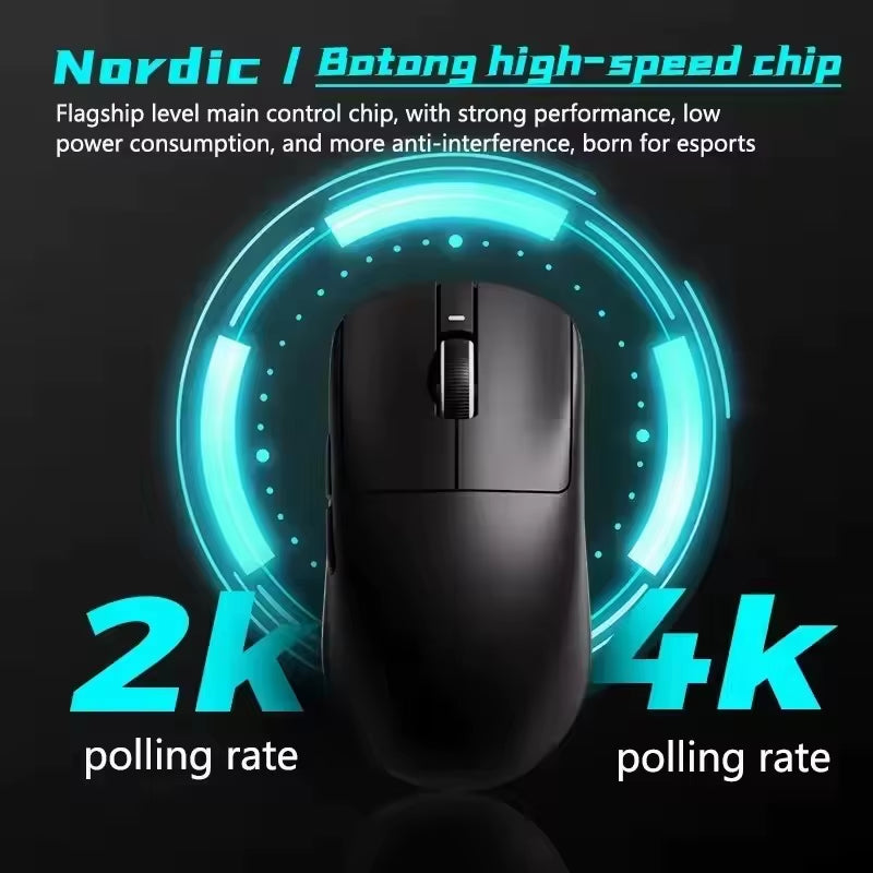 VXE Dragonfly R1 Mouse of the Game E-Sports Long Battery Life Paw3395 Lightweight Ergonomic Three-Mode Bluetooth Mouse