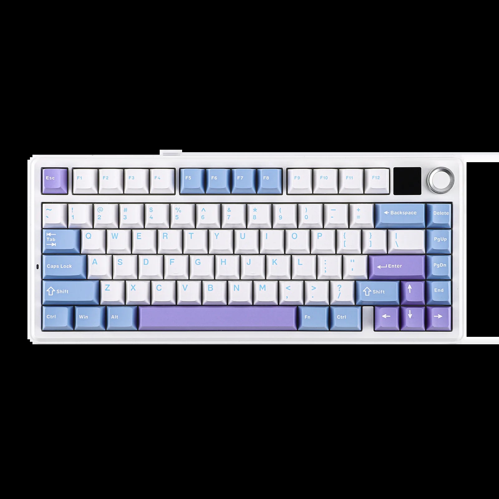 EPOMAKER X AULA F75 MAX Compact 75% ANSI Layout Wired/Bluetooth/2.4Ghz Wireless Mechanical Keyboard with TFT Screen and a Knob